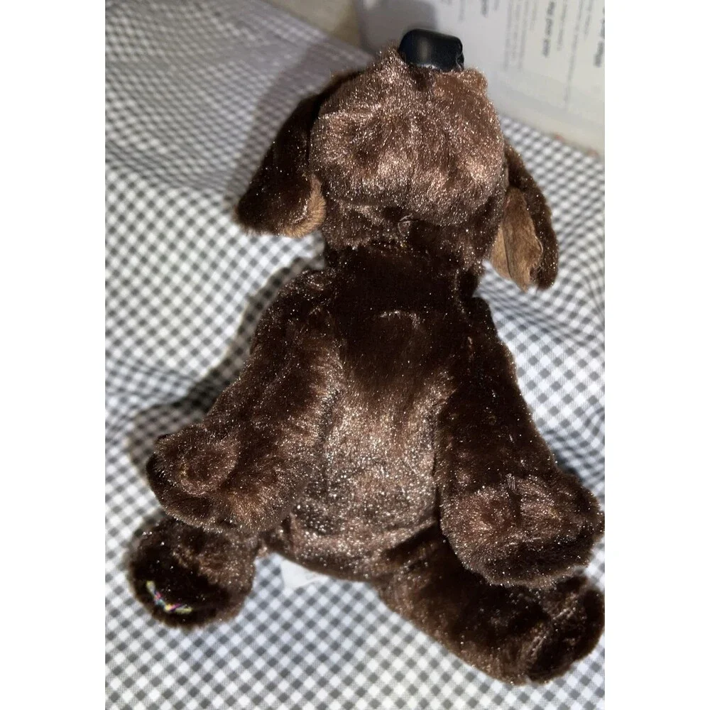 Chocolate Lab Dog Plush By Ganz Heritage Collection 9” Labrador Retriever Has #